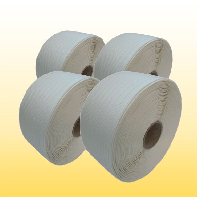 4 Rollen gewebtes Textil Polyesterband 19 mm - 600 lfm